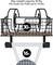 NEX™ Wall Mounted Ironing Board Hanger for T-Leg with Storage Basket